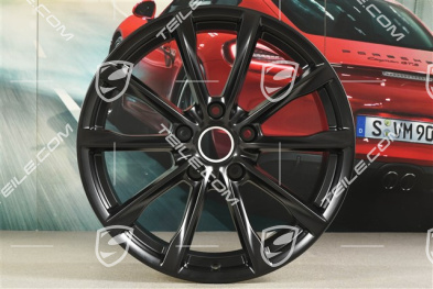 19-inch wheel rim Boxster S, 10J x 19 ET45 , black satin matt