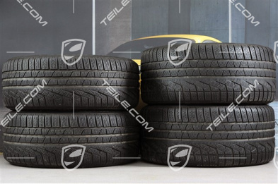 20" Komplet kół zimowych RS Spyder, felgi 9,5J x 20 ET65 + 10,5J x 20 ET65 + NOWE opony zimowe Pirelli 255/40 R20 + 285/35 R20, z czujnikami ciśnienia