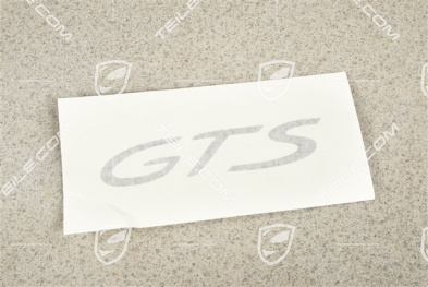 GTS Badge / Emblem, glossy black