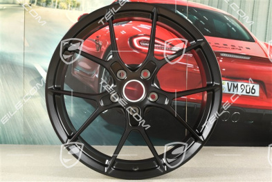 20-inch Carrera lightweight wheel rim, 8,5J x 20 ET50, black satin matt