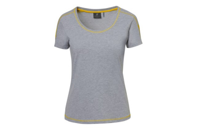 GT4 Clubsport Collection, T-Shirt, Women, grey melange/yellow, XS GT4 Clubsport Collection, T-Shirt, Women, grey melange/yellow, XS