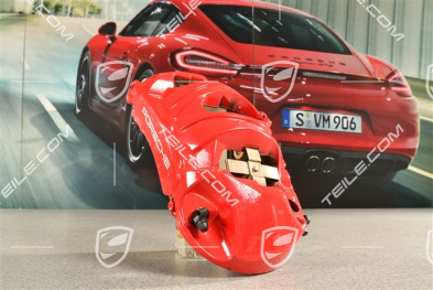 GT4, Front axle brake calliper, Red, R