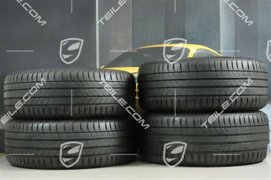 19-inch "Macan Turbo" summer wheels set, rims 8J x 19 ET21 + 9J x 19 ET21, summer tyres Michelin 235/55 R 19 + 255/50 R 19, with TPMS