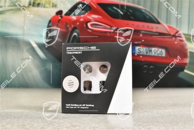 Ventilkappe, Schwarz, „RS“ Schriftzug in Silber, Satz für RDK-Sensoren