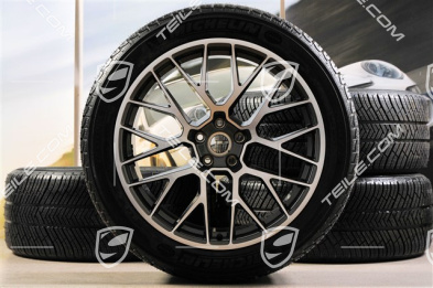20" "RS Spyder Design" Winterräder Satz, Felgen 9J x 20 ET26 + 10J x 20 ET19, Michelin Winterreifen 265/45 R 20 + 295/40 R 20, mit RDK-Sensoren