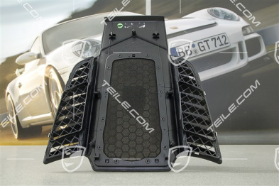 Cover dashboard trim, upper, black