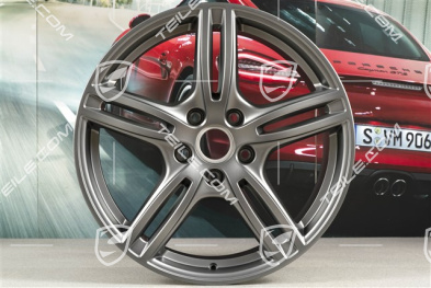 20" Felge Panamera Turbo, 9,5J x 20 ET71, in Platinum Seidenmatt