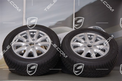 18" Cayenne Winterräder Satz, Felgen 8J x 18 ET53 + Reifen Michelin 255/55 R18 109V XL M+S, ohne RDK