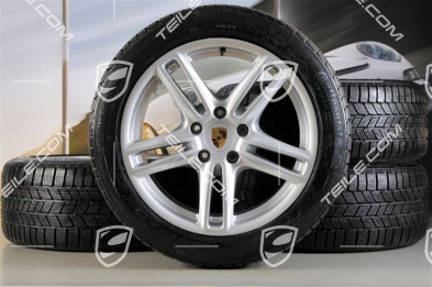 19" Panamera TURBO koła zimowe, komplet, felgi 9J x 19 ET 60 + 10J x 19 ET61 + opony zimowe 255/45 R19 + 285/40 R19