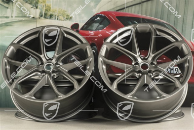 21-inch GT Design, alloy wheels set, 9,5J x 21 ET27 + 10J x 21 ET19, Platinum satin-matt