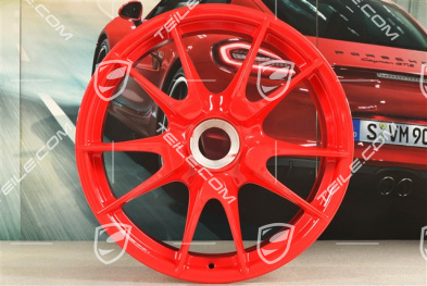 19-inch GT3RS / GT2RS wheel rim, central lock, 9J x 19 ET47, Guards Red