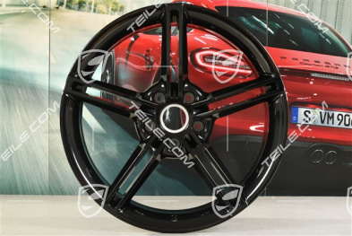 21-inch wheel rim Mission E Design, 9,5J x 21 ET60, black high gloss