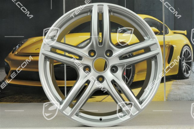 20" Felgensatz Panamera Turbo, 9,5J x 20 ET71 + 11,5J x 20 ET68, Brilliantchromlack