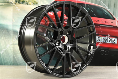 22" RS Spyder Felge, Front, 10J x 22 ET48, Schwarz-Seidenmatt