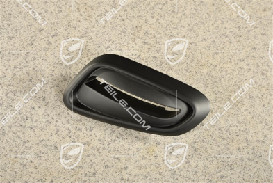 Cover trim / rosette for seat tilting handle / control button, Black, R