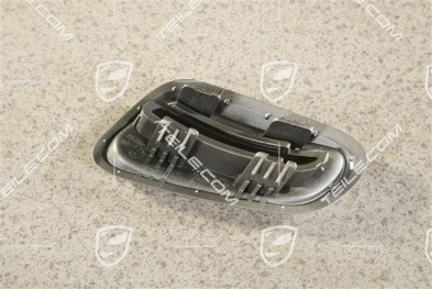Obudowa uchwytu uchylania oparcia fotela, srebrno - szara, L