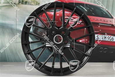 21-inch wheel rim, Cayenne RS Spyder, 9,5J x 21 ET46,  black satin-matt