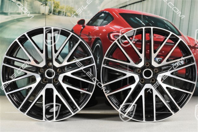 21" komplet felg "911 Turbo 5 Design", 9,5J x 21 ET27 + 10J x 21 ET19