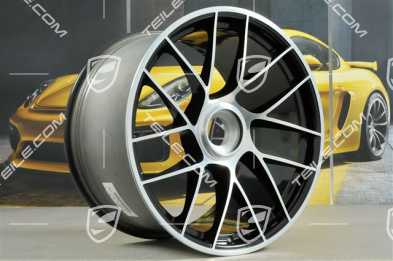 20" Komplet felg Turbo Sport III, centralne mocowanie, 9J x 20 ET51 + 11,5J x 20 ET56, czarne