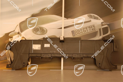 Underbody covering, rear