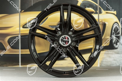 18" Boxster S II Felge, 9J x 18 ET43, schwarz hochglanz
