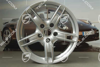 18" Komplet felg Boxster S, 8J x 18 x ET 57 + 9J x 18 x ET 43