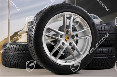 19-inch TURBO II winter wheel set, wheels 9J x 19 ET 60 + 10J x 19 ET61 + Continental winter tyres 255/45 R19+285/40 R19, with TPM