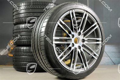 20" Turbo III Komplet kól letnich, Felgi 9,5J x 20 ET65 + 11J x 20 ET68 + opony Michelin Pilot Super Sport 255/40 ZR20 + 295/35 ZR20, bez RDK