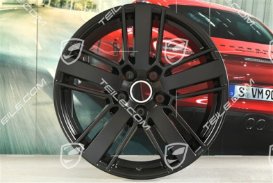 20" Felga Panamera Design 2, 11,5J x 20 ET68, czarny satynowy półmat