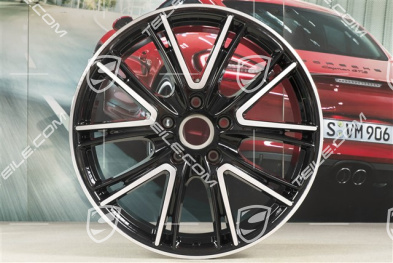 20" felga Exclusive Design, 10,5J x 20 ET71, do użytku w zimie, czarny wysoki połysk