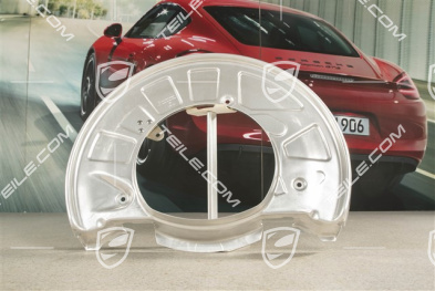 Front axle disc brake protective plate, PCCB, R