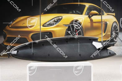 Deckel, Ablagefach, Leder, Graffitigrau, L