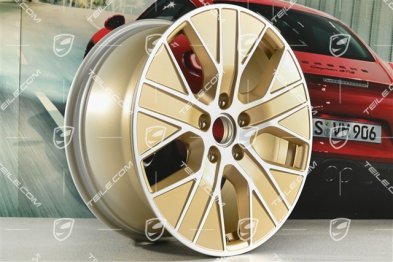 20" komplet felg Turbo Aero, 9J x 20 ET54 + 11J x 20 ET60, Aurum satynowy półmat
