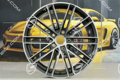 20" komplet felg Turbo IV, 8,5J x 20 ET49 + 11,5J x 20 ET56, Titan