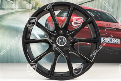 20" Felge Cayenne Design, 9J x 20 ET50,  schwarz hochglanz