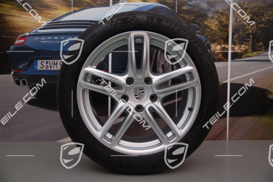 19-inch Panamera Turbo summer wheel set, front 9J x 19 ET60 + rear 10J x 19 ET61 + tyres 255/45 ZR19 + 285/40 ZR19