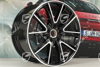 21-inch wheel rim Panamera Exclusiv, 11,5J x 21 ET69, Jet Black metallic