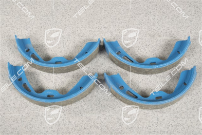1 Set handbrake / brake shoe, rear axle (4 pcs.)