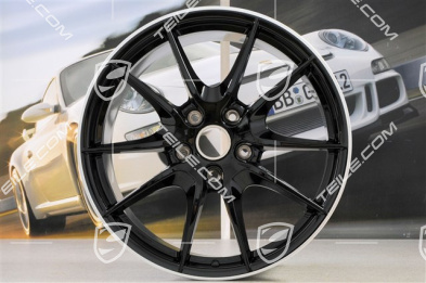 20-inch wheel, Carrera S III, wheel spokes painted Black, 8J x 20 ET57
