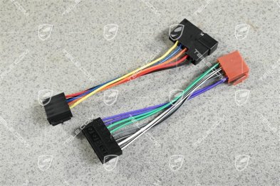 Kostka / złącze ISO DIN przejściówka adapter do radia samochodowego Porsche Classic