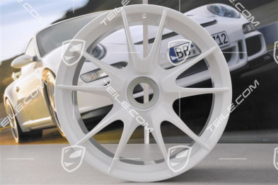 19-inch GT3 RS II 4.0 / GT2 RS wheel set, white, front 9J x 19 ET47+ rear 12J x 19 ET48