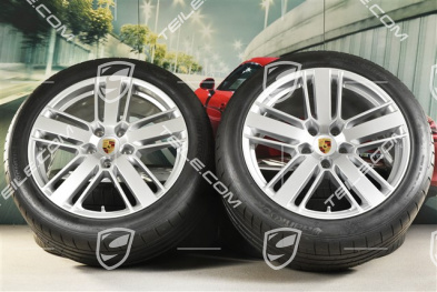 20" Panamera Design 2 Sommerräder, Felgen 9,5J x 20 ET71 + 11,5J x 20 ET68 + Hankook Sommerreifen 275/40 ZR20 + 315/35 ZR20, mit RDK-Sensoren