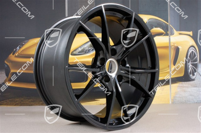20-inch wheel rim set Carrera S IV, 8J x 20 ET57 + 10J x 20 ET45, black highgloss