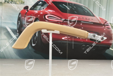 Grab handle centre console, Leather, Sand beige, L