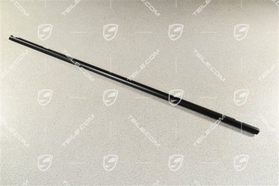 Zierleiste, Abdeckung außen, vordere Türscheibe, Schwarzmatt, L