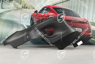 Seitenwandverkleidung, Kunstleder, Schwarz, Coupe, L
