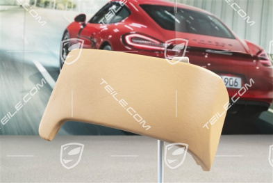 Glove compratment side cover, Leather, Sand beige