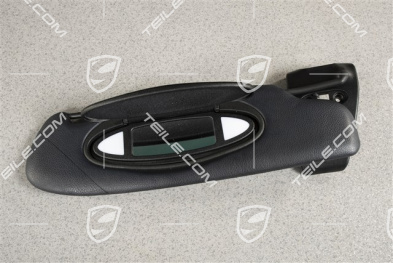 Sonnenblende, Cabrio, Kunstleder, metropolblau, R