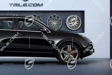 21" Sport Classic summer wheels set, rims 10J x 21 ET50 + summer tyres 295/35 R21, Platinum