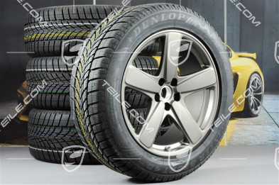 19-inch "Sport Classic" winter wheels set, rims 8J x 19 ET21 + 9J x 19 ET21 + NEW Pirelli winter tyres 235/55 R19 + 255/50 R19, platinum, with TPMS
